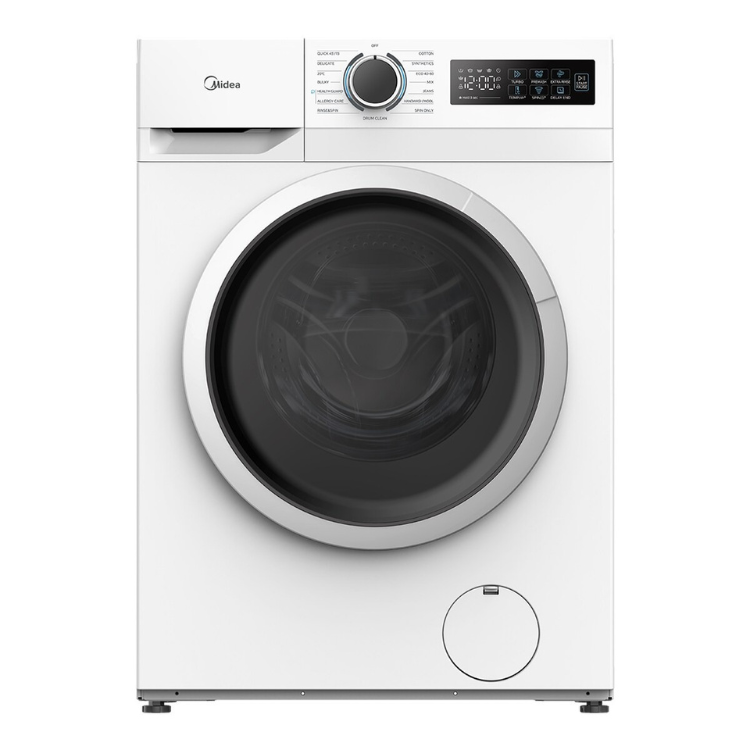 Máquina de Lavar Roupa Midea MF110W100BA10W 10Kg 1400RPM Classe A Branco