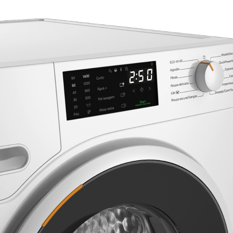 Máquina de Secar Roupa Miele TWC640WP 8Kg Classe C Branco