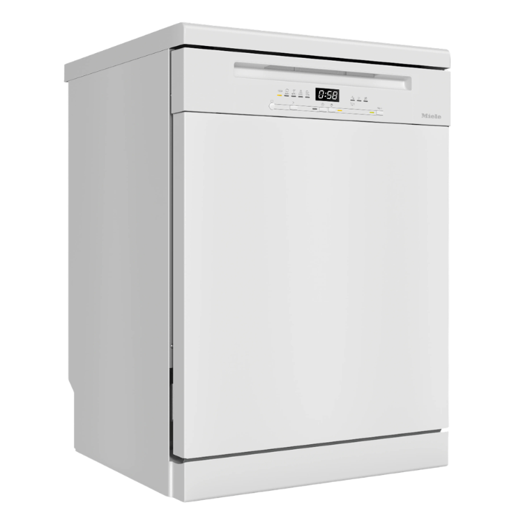 Máquina de lavar loiça Miele G 5811 SC, 14 conjuntos, branca, com painel de controlo digital.