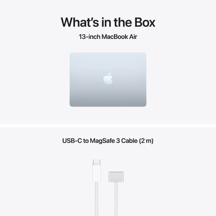 Apple MacBook Air 13.6" M5 CPU 10Core / GPU 10Core 32GB/512GB Azul