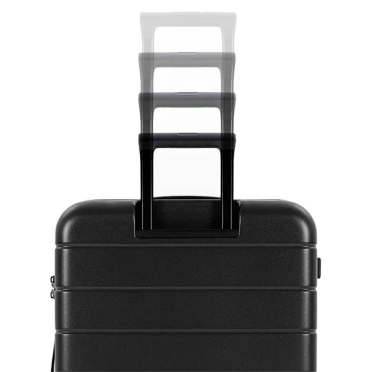 Mala de Viagem Xiaomi Luggage Classic Pro 24" Cinzento, com alça retrátil e corpo rígido.