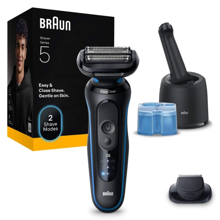 Máquina de Barbear Braun Series 5 52-B7200CC Azul