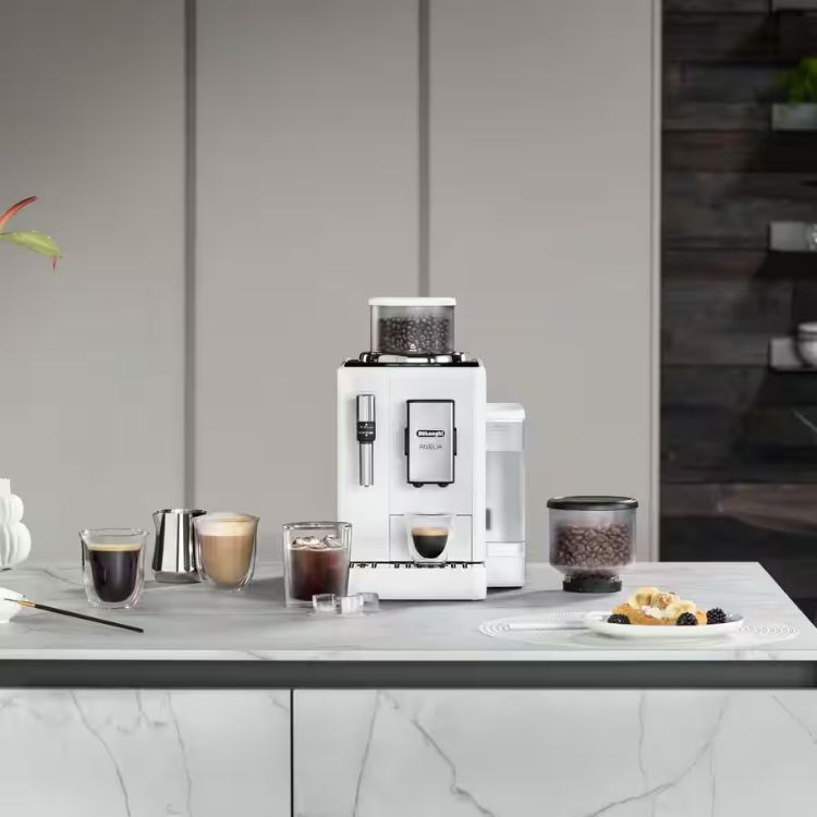 Máquina de Café Delonghi Automática Rivelia Branco