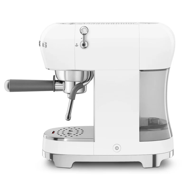 Máquina de Café Espresso Manual Smeg ECF02 Branco