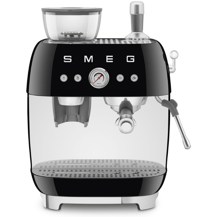 Máquina de Café Smeg Espresso Anni 50 c/ Moinho Preto