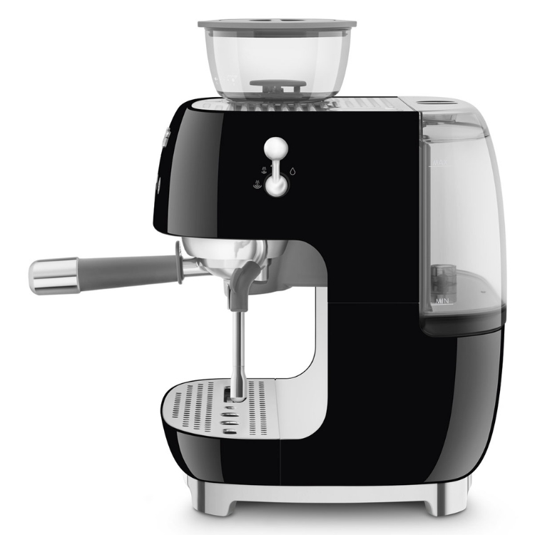 Máquina de Café Smeg Espresso Anni 50 c/ Moinho Preto