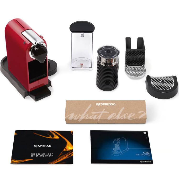 Máquina de Café Krups Nespresso Citiz & Milk 1700W Vermelho