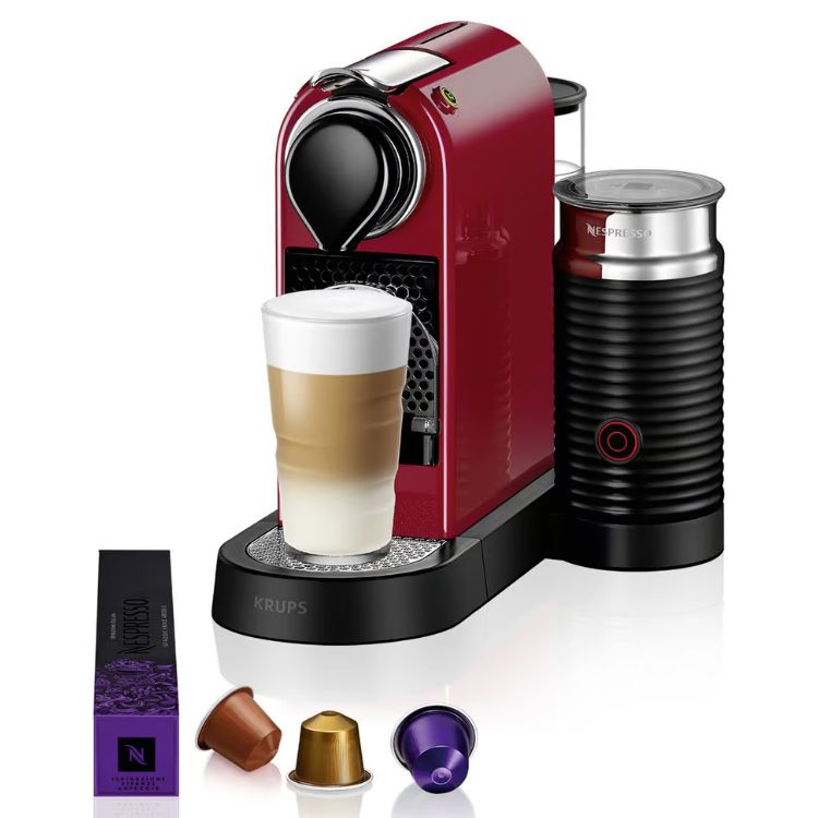 Máquina de Café Krups Nespresso Citiz & Milk 1700W Vermelho