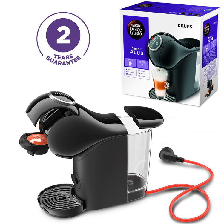 Máquina de Café Krups Dolce Gusto Genio S Plus Preto