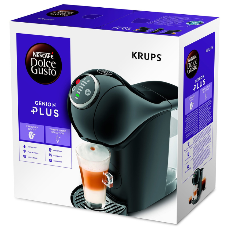 Máquina de Café Krups Dolce Gusto Genio S Plus Preto