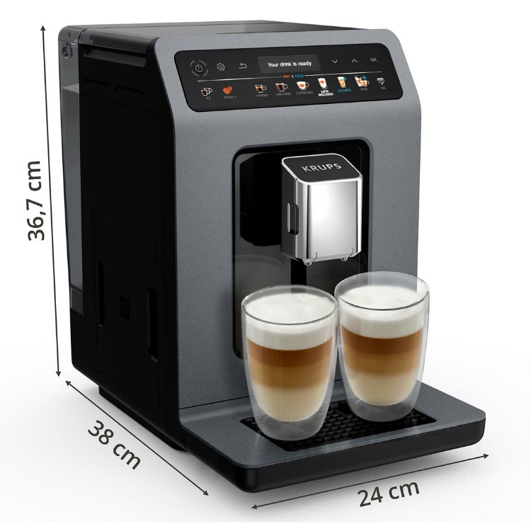 Máquina de Café Krups Automática Evidence Hot & Cold EA898GF