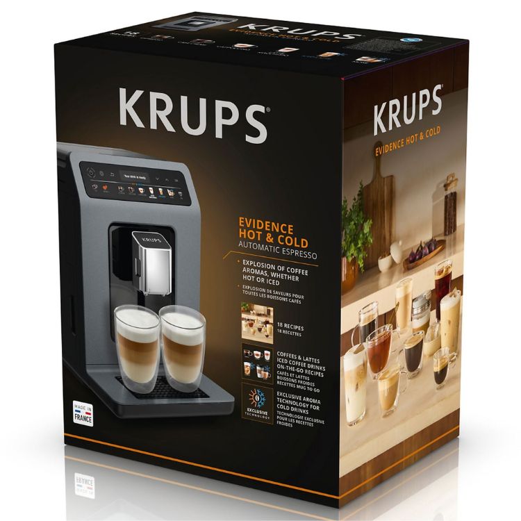 Máquina de Café Krups Automática Evidence Hot & Cold EA898GF