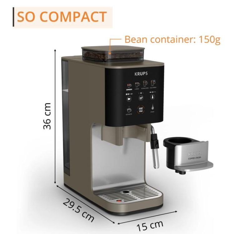 Máquina de Café Krups Automática Coffee Crush Experience