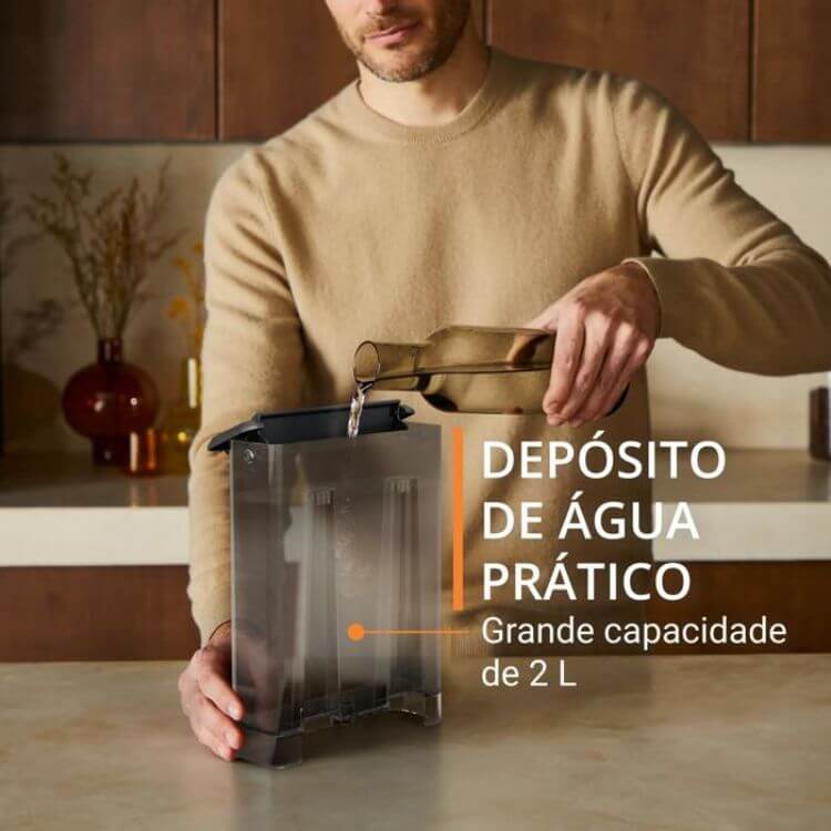 Máquina de Café Espresso Manual Krups XP384E10 Inox