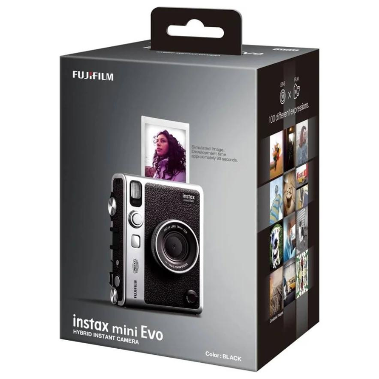 Máquina Fotográfica Instantânea Fujifilm Instax Mini EVO Preto