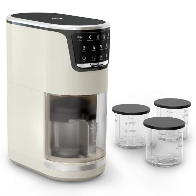 Máquina de Gelados Moulinex Dolci MJ602AF0 1,4L 600W