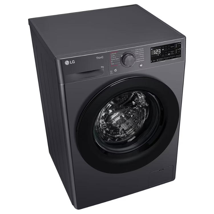 Máquina de Lavar Roupa LG F4WR359S6M 9Kg 1400RPM Classe A Preto