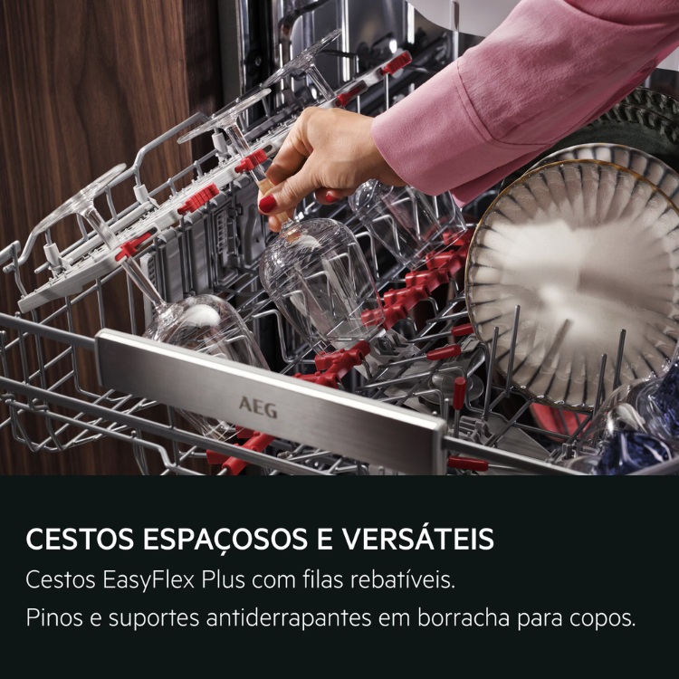 Máquina de Lavar Loiça Encastre AEG GI8700A2PN 15 Conjuntos