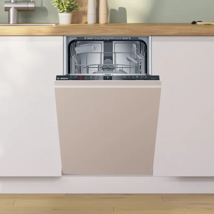 Máquina de Lavar Loiça de Encastre Bosch Serie 2 SPV2HKX42E 10 Conjuntos Branco