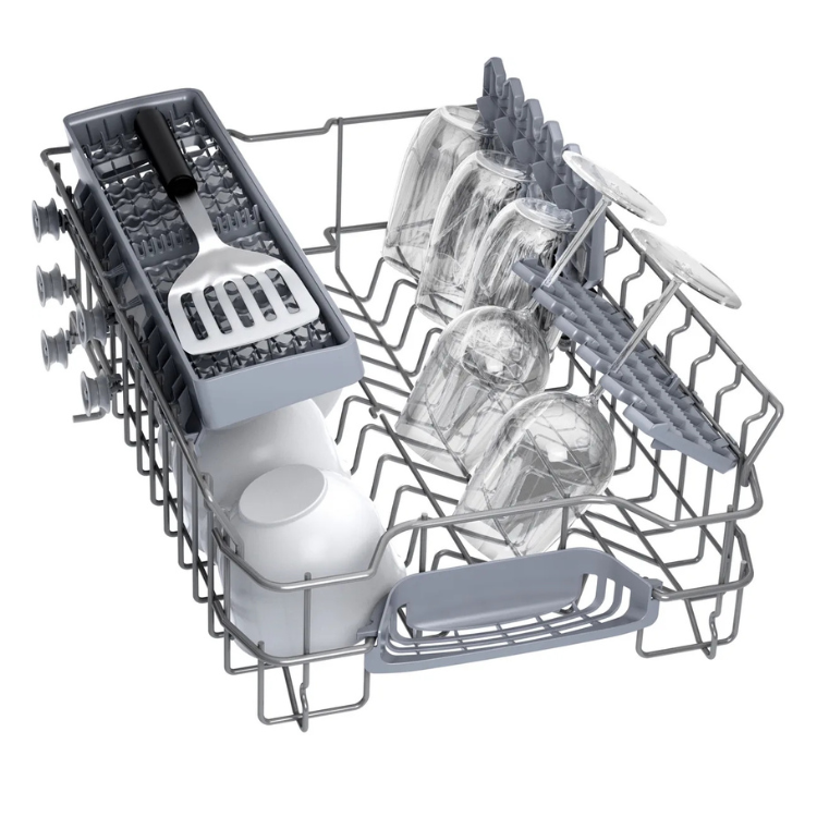 Máquina de Lavar Loiça de Encastre Bosch Serie 2 SPV2HKX42E 10 Conjuntos Branco