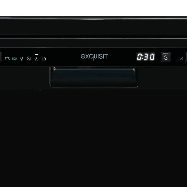 Máquina de Lavar Loiça Exquisit GSP6312-030D 12 Conjuntos Preto - Novo/Ligeiro Dano