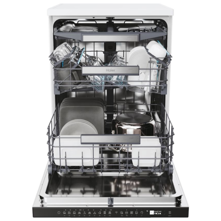 Máquina de Lavar Loiça Haier XF6B2M3PW 14 Conjuntos