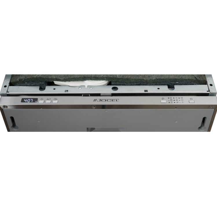 Jocel built-in dishwasher, 82cm height, stainless steel, digital display, control panel.