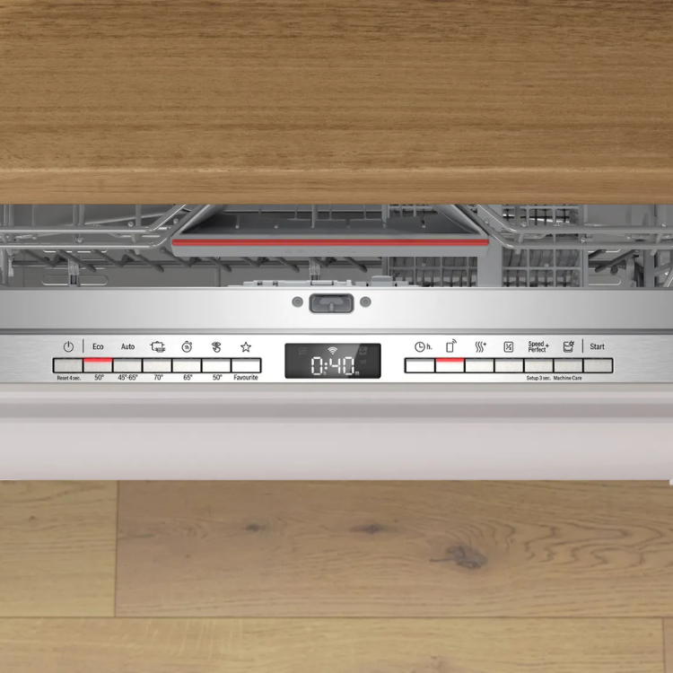 Máquina de Lavar Loiça de Encastre Bosch Serie 4 SMV4HAX19E 13 Conjuntos Branco