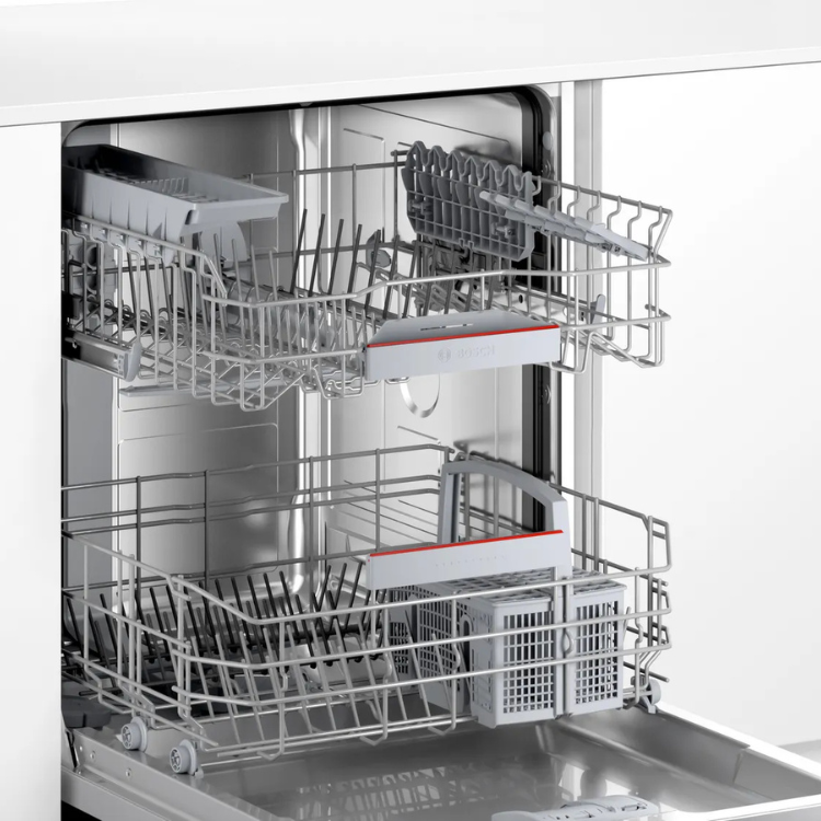 Máquina de Lavar Loiça de Encastre Bosch Serie 4 SMV4HAX19E 13 Conjuntos Branco