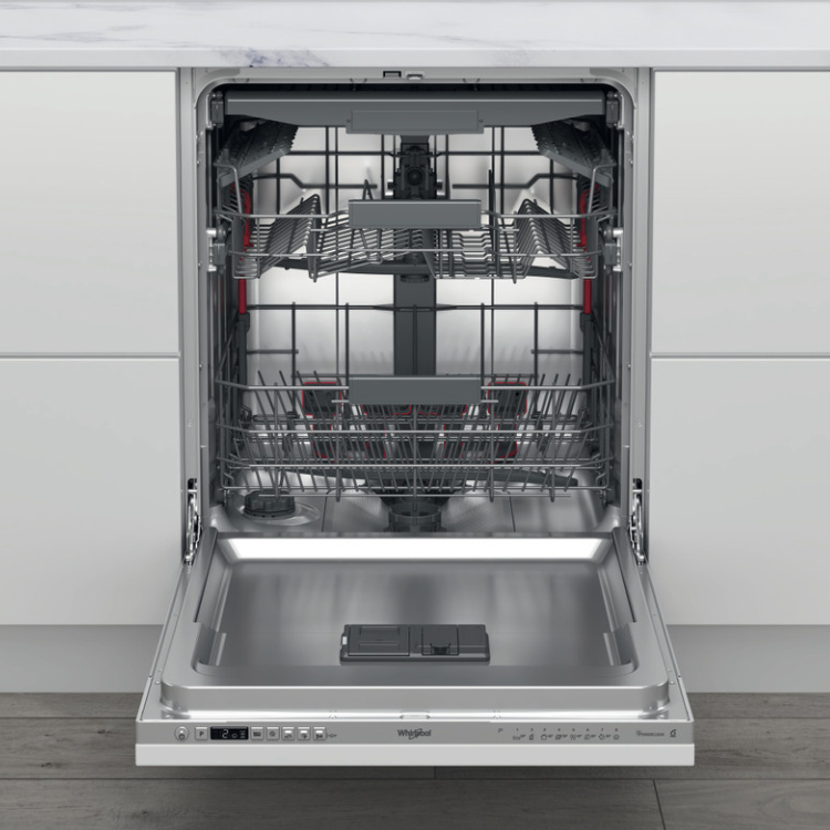 Máquina de Lavar Loiça de Encastre Whirlpool WI7020PF 14 Conjuntos Branco
