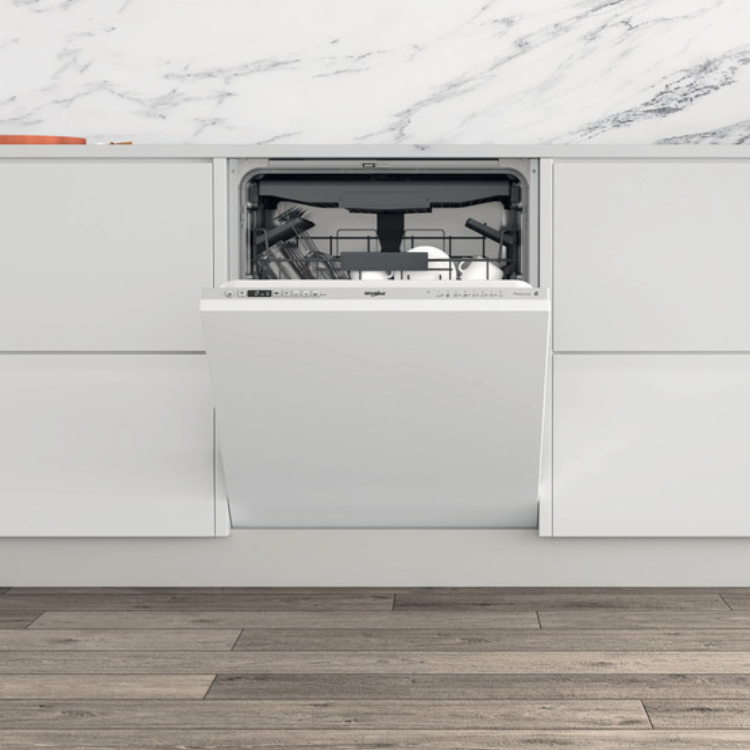 Máquina de Lavar Loiça de Encastre Whirlpool WI7020PF 14 Conjuntos Branco
