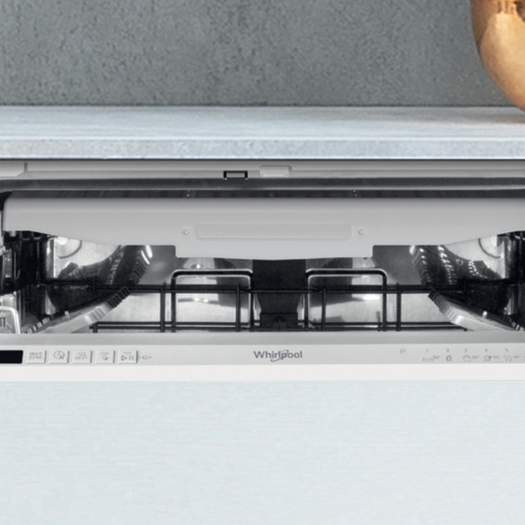 Máquina de Lavar Loiça de Encastre Whirlpool WI7020PF 14 Conjuntos Branco