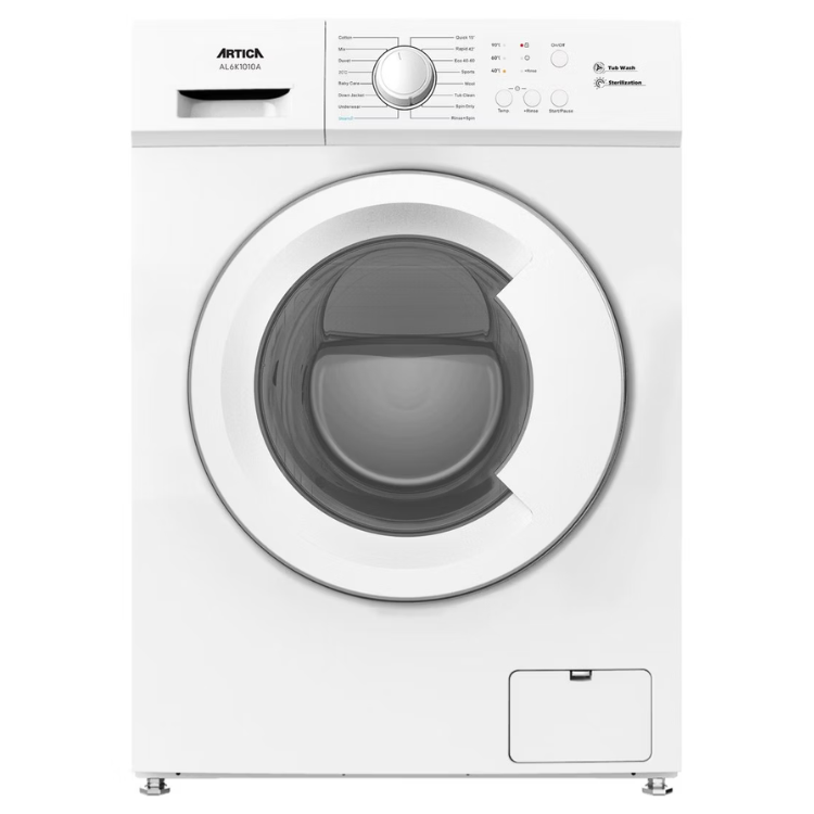 Máquina de Lavar Roupa Artica AL6K1010A 6Kg 1000RPM Classe A Branco