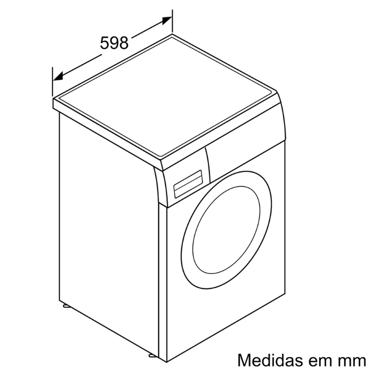 Máquina de Lavar Roupa Balay 3TS993BP 9Kg 1200RPM Classe A Branco