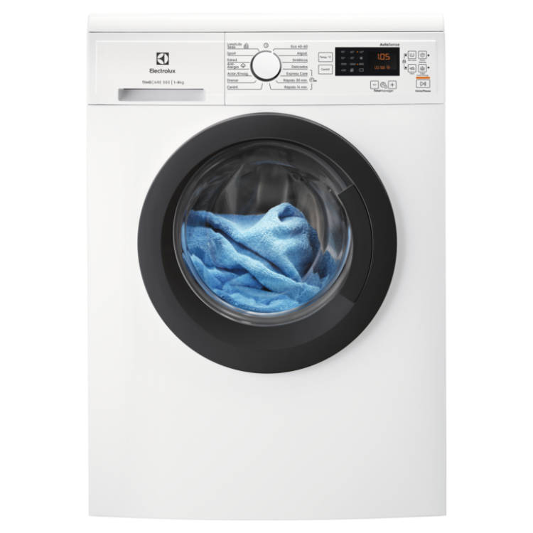 Máquina de Lavar Roupa Electrolux EA2F6821CF 8Kg 1200RPM Classe A