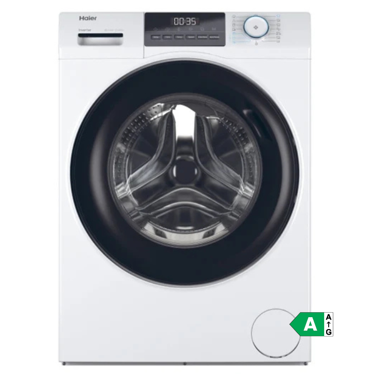 Máquina de Lavar Roupa Haier HW80BP14929AS 8Kg 1400RPM Classe A Branco