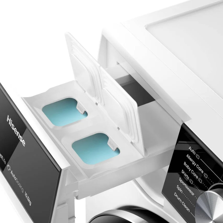 Máquina de Lavar Roupa Hisense WF5S1045BW 10Kg 1400RPM Classe A Branco