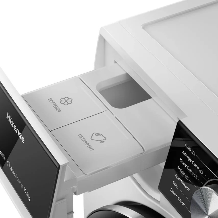 Máquina de Lavar Roupa Hisense WF5S1045BW 10Kg 1400RPM Classe A Branco