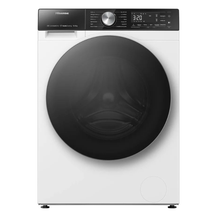 Máquina de Lavar Roupa Hisense WF5S1045BW 10Kg 1400RPM Classe A Branco