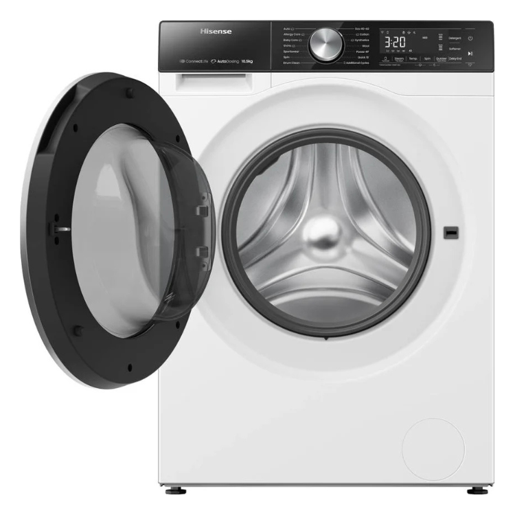 Máquina de Lavar Roupa Hisense WF5S1045BW 10Kg 1400RPM Classe A Branco
