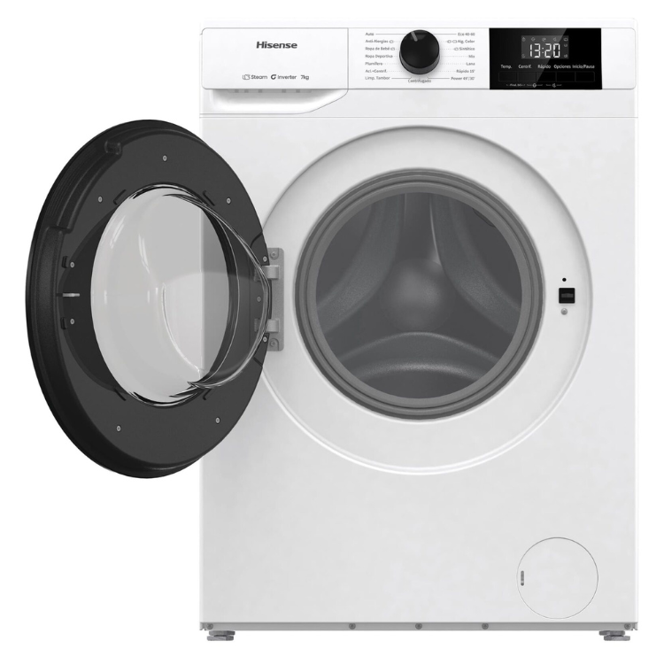Máquina de Lavar Roupa Hisense WF1G7021BW 7Kg 1200RPM Classe B Branco