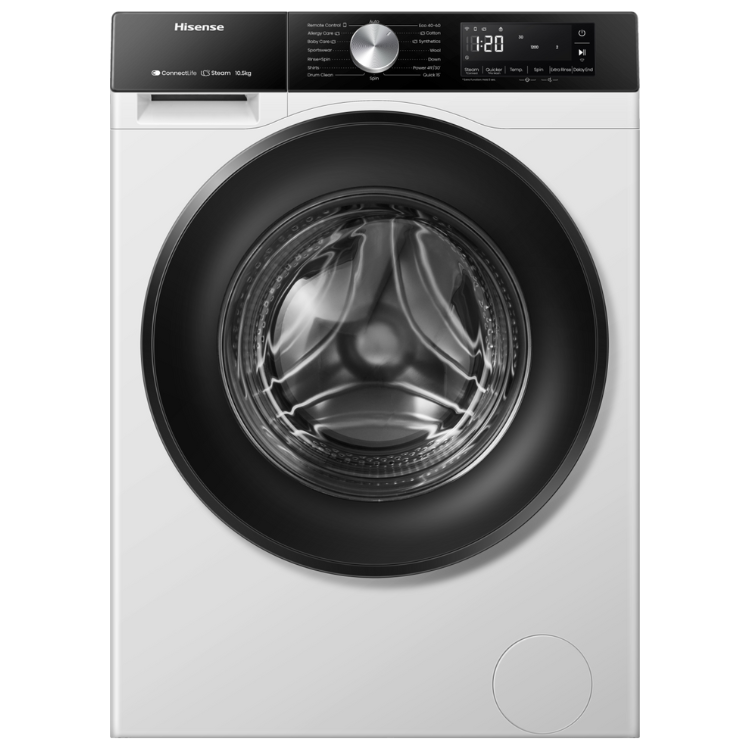 Máquina de Lavar Roupa Hisense WF3S1043BW1 10Kg 1400RPM Classe A Branco