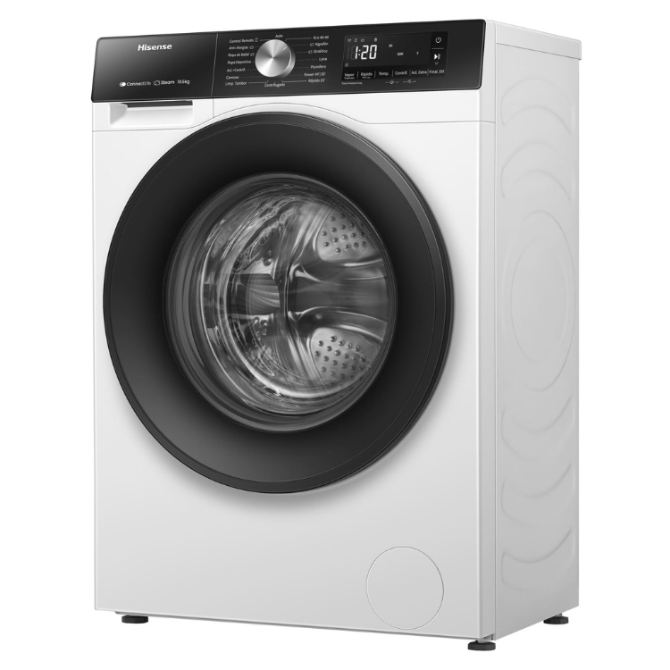 Máquina de Lavar Roupa Hisense WF3S1043BW3 10Kg 1400RPM Classe A Branco