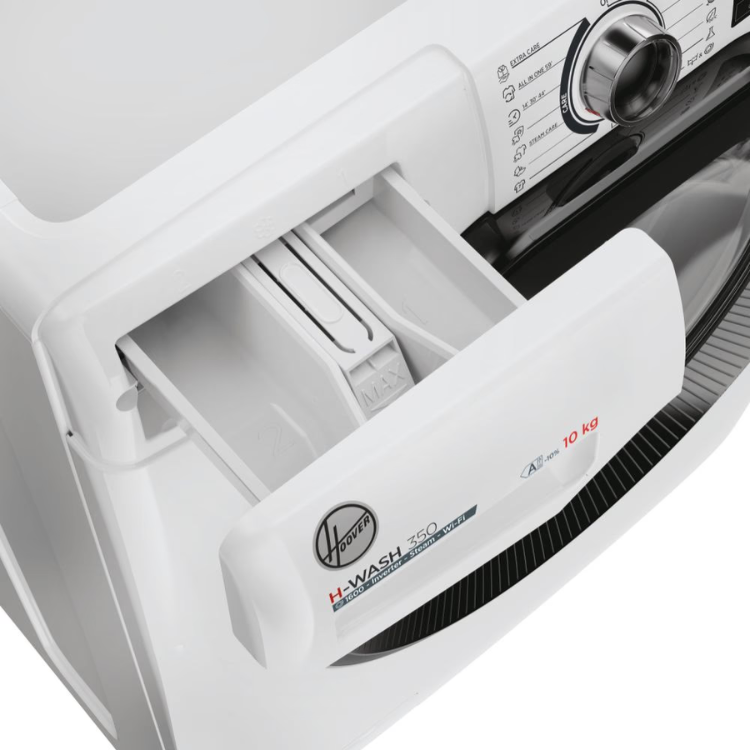 Máquina de Lavar Roupa Hoover H3WPS6106TAMBS 10Kg 1600RPM Classe A Branco - Usado Grade A+