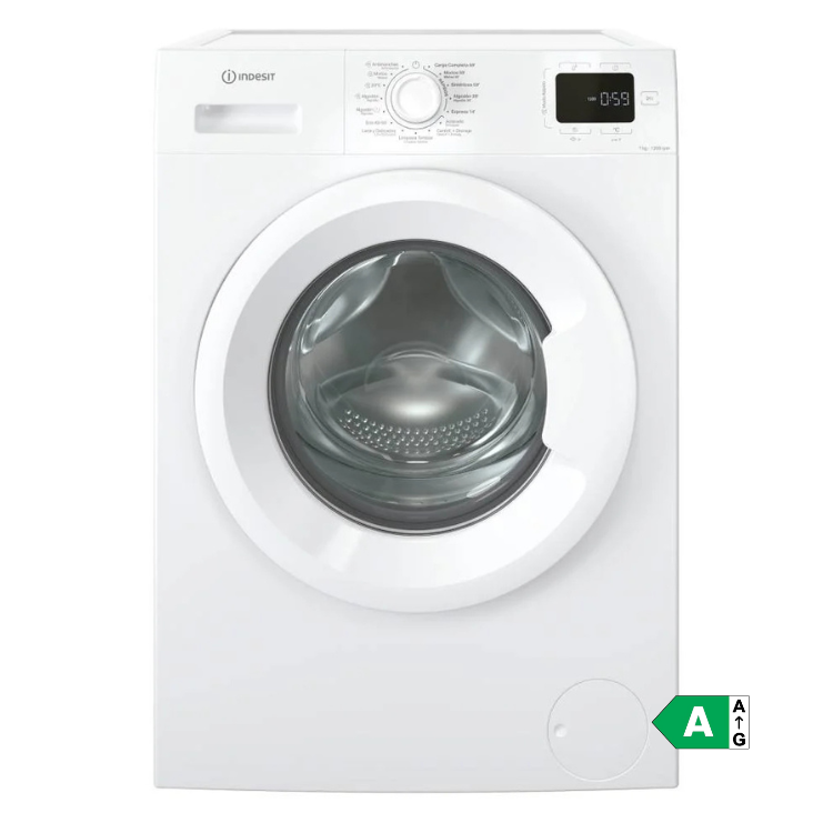 Máquina de Lavar Roupa Indesit IM762MYTIMESPT 7Kg 1200RPM Classe A Branco