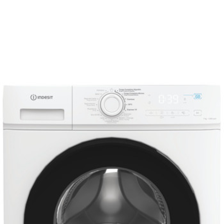Máquina de Lavar Roupa Indesit IMA762BMYTIMESP 7Kg 1200RPM Classe A Branco