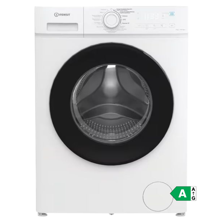 Máquina de Lavar Roupa Indesit IMA864BMYTIMESP 8Kg 1400RPM Classe A Branco
