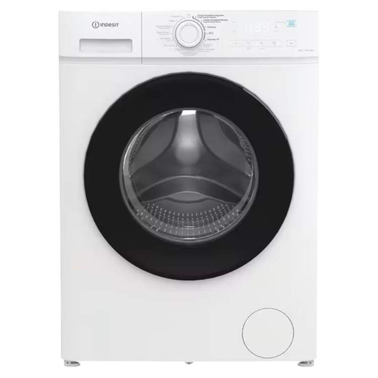 Máquina de Lavar Roupa Indesit IMA864BMYTIMESP 8Kg 1400RPM Classe A Branco