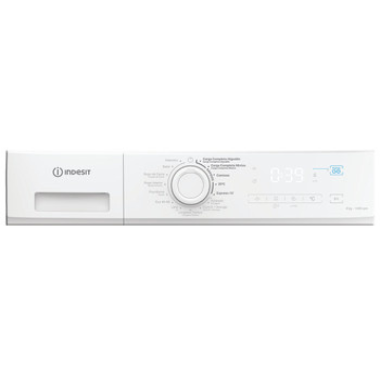 Máquina de Lavar Roupa Indesit IMA864BMYTIMESP 8Kg 1400RPM Classe A Branco