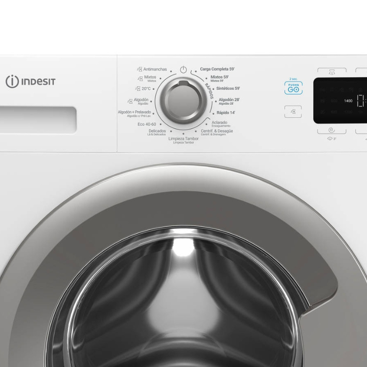 Máquina de Lavar Roupa Indesit IP964S PUSH&GO SPT 9Kg 1400RPM Classe A